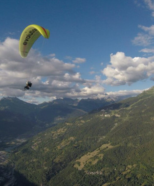 Paragliding at Chamonix