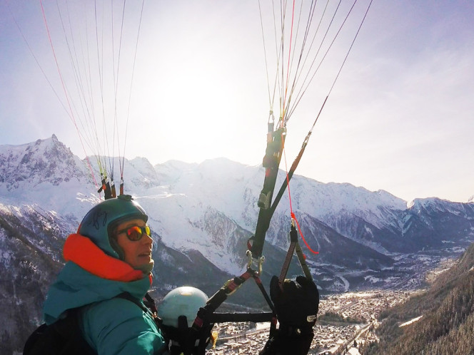 Paragliding Winter - Evolution 2 Chamonix