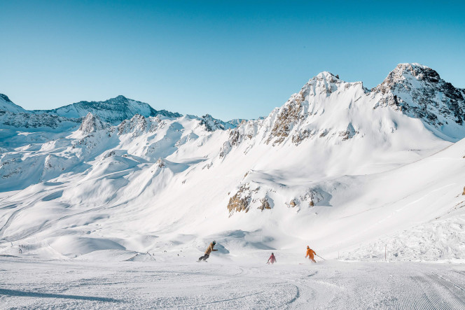 Le domaine skiable de Tignes