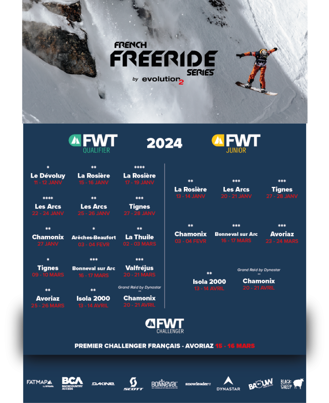 Where are the freeride competitions taking place this winter?