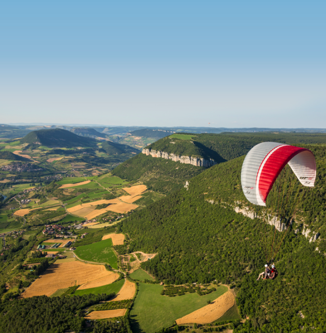 Millau vue d'en haut