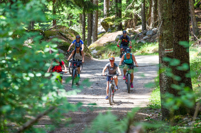 Mountain bike in Chamonix