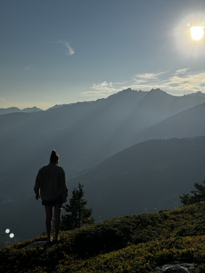 Coucher de soleil La Rosière