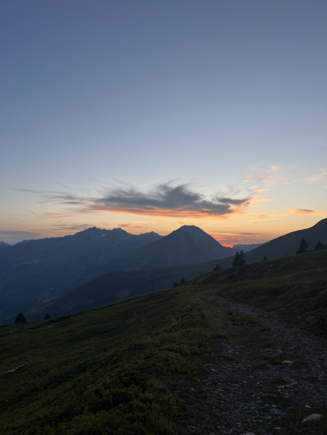 Coucher de soleil La Rosière