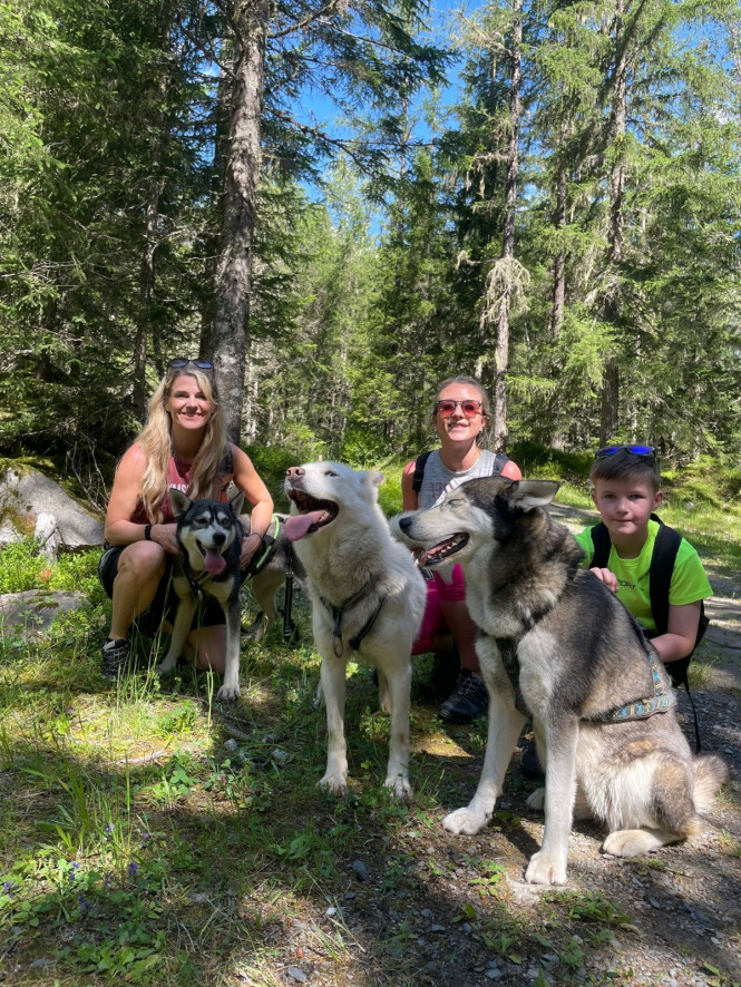 Kids' Cani-Hiking with Evolution 2 Chamonix