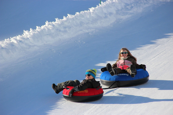 1. Snowtubing: Slide like crazy!