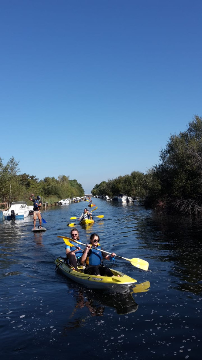 descente du canal lacanau