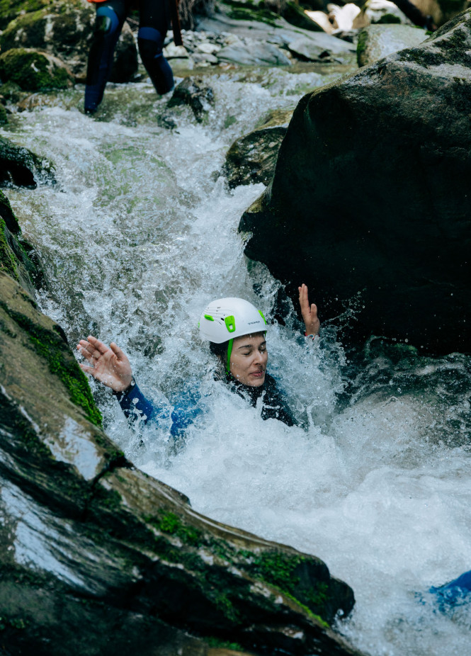 Canyoning Adventure in Megève with Evolution 2 – Sliding Down Natural Waterfalls