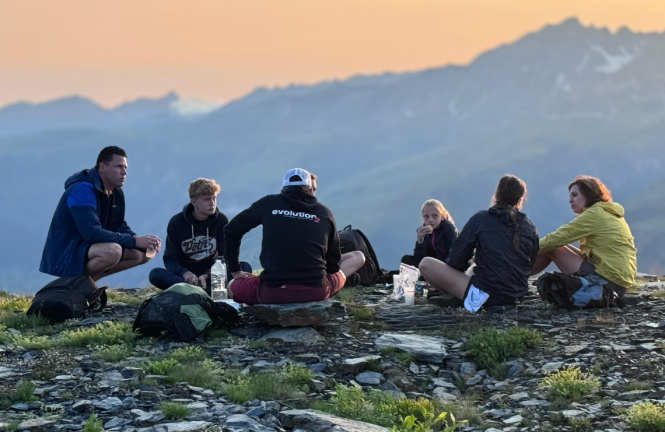 Sunset at La Rosière
