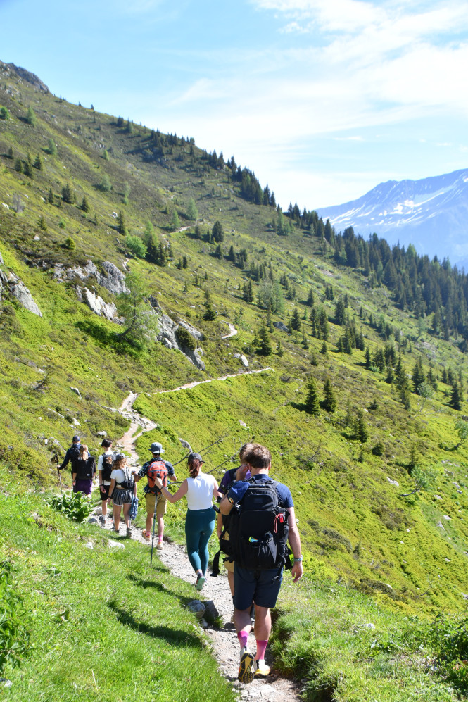 randonnée avec un guide