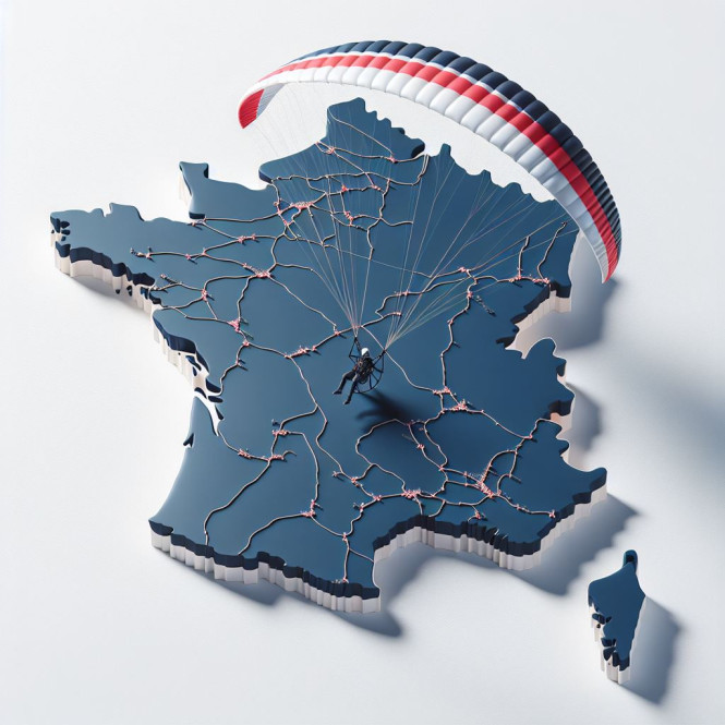 Paragliding Tour of France