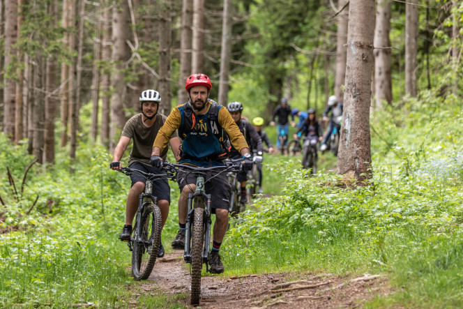 The different types of mountain biking