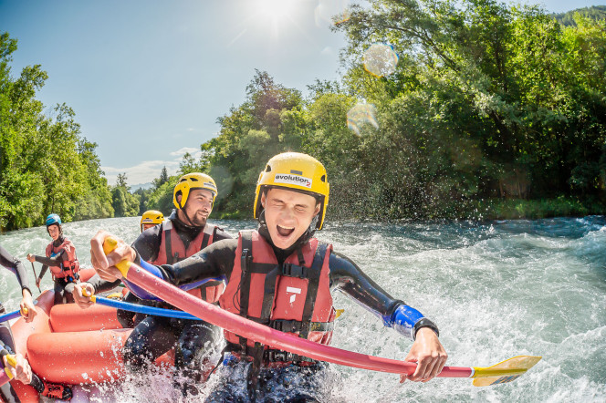 Rafting descent in Landry for Evolution 2 clients