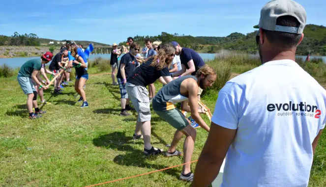 Team building avec Evolution 2 à l'étranger pendant un séminaire