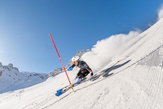 Entrainement au Test Technique avec Evolution2 à Tignes