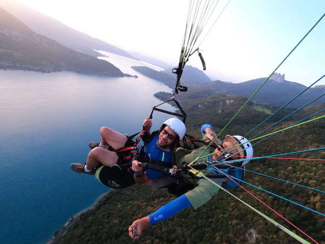 Le parapente en été