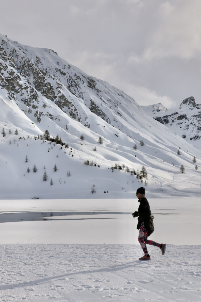 Edition 2025 de la course du lac gelé de Tignes by Evolution 2