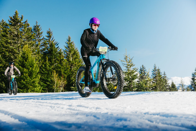 Fatbike à Avoriaz avec Evolution 2
