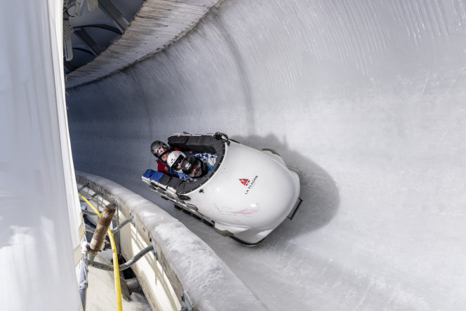 Bob Raft Descent on the La Plagne Olympic Track