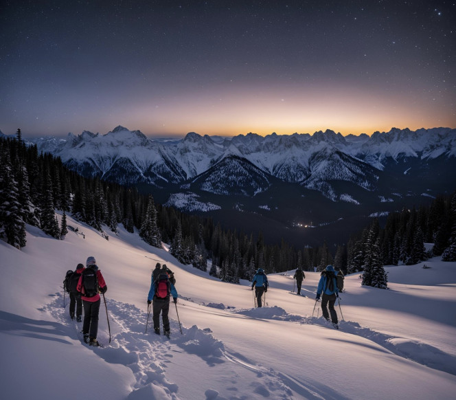 10. Balade en Raquettes : Le calme hors des sentiers battus ​​🌲​