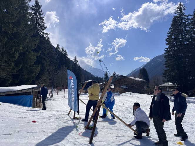 Activité team building : la catapulte