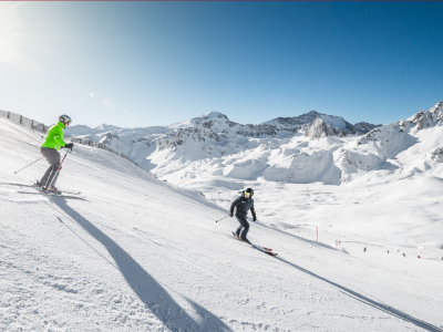 La Rosière côté franco-italien : skier entre deux cultures