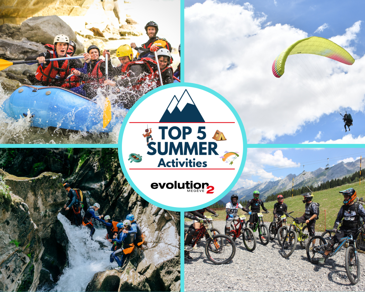 Top 5 des meilleures activités d'été à Megève et Saint-Gervais