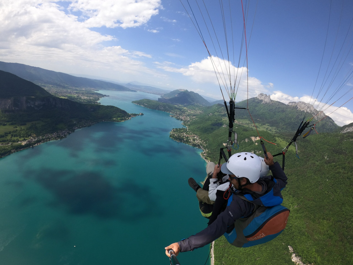 Le rêve de tout homme voler… en parapente à Annecy