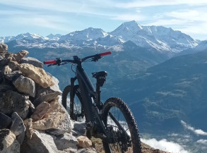 mountain bike and ebike in la Plagne Montchavin les Coches