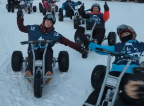 Mountain'kart on snow