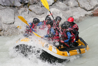 Rafting action