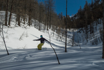 Off-piste session 9am to 1pm SNOWBOARD Val d'Isère