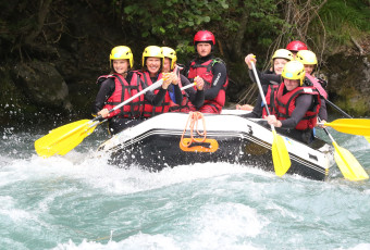 Week-end Rafting with a private night in a chalet