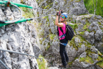 via ferrata, corda, nature, mountain, sensations