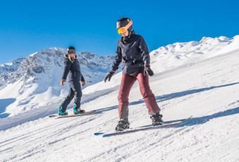 snowboard, cours privés,après-midi, montagne, famille