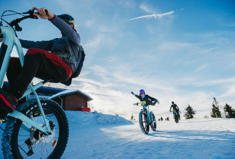VTT, neige, evolution2megève, cours privée