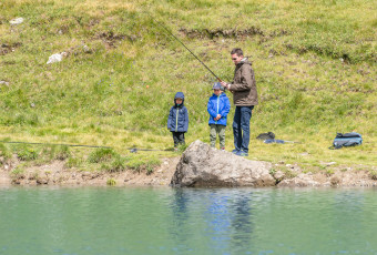 Pêche Famille en lac d'altitude Tignes