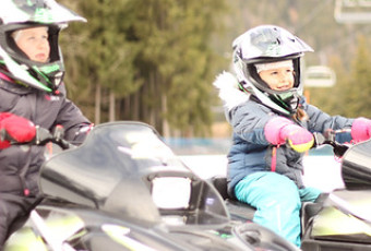 Children's snowmobile