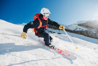 Freeride - ski or snowboard