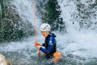 canyoning, nature, water, waterfall, annecy, haute-savoie