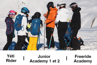 Junior Academy - Cours collectifs de ski ados