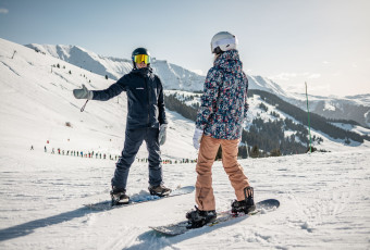 Cours privés de snowboard à Peisey-Vallandry