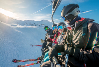 Découverte du domaine Paradiski / Peisey-Les Arcs avec un Moniteur Privé