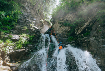 canyoning, nature, eau, cascade