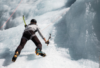 Cascade de glace avec Evolution 2