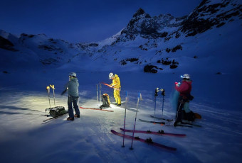 Sortie itinérance en ski avec Evolution 2 Tignes.