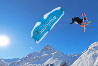 Speedriding avec Evolution 2 Val d’Isère.