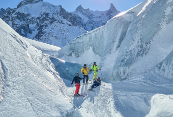 Descente Vallée Blanche