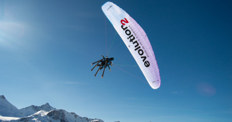 Vol en parapente avec Evolution 2 Tignes.