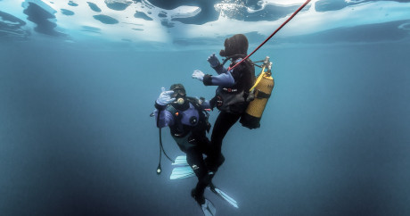 Baptême de plongée avec Evolution 2 Val d’Isère.